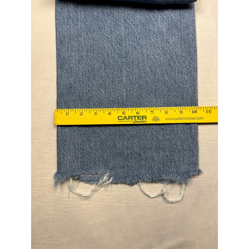 American Eagle Real Good Wide Leg Jeans Light Wash Raw Hem 000 Regular 4226 - Picture 9 of 11